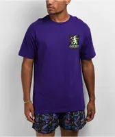 Gecko Space Neon Purple T-Shirt