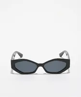 Geo Black Cat Eye Sunglasses