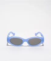 Geo Powder Blue Cat Eye Sunglasses