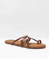 Gigi Athena Cognac Sandals