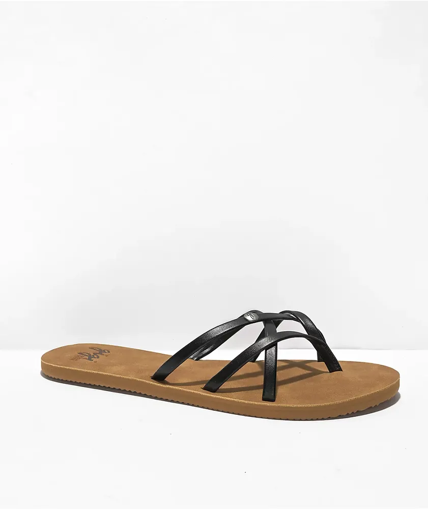 Gigi Sandals Supernova Black & Tan Sandals