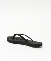 Gigi Spa Day Black Sandals