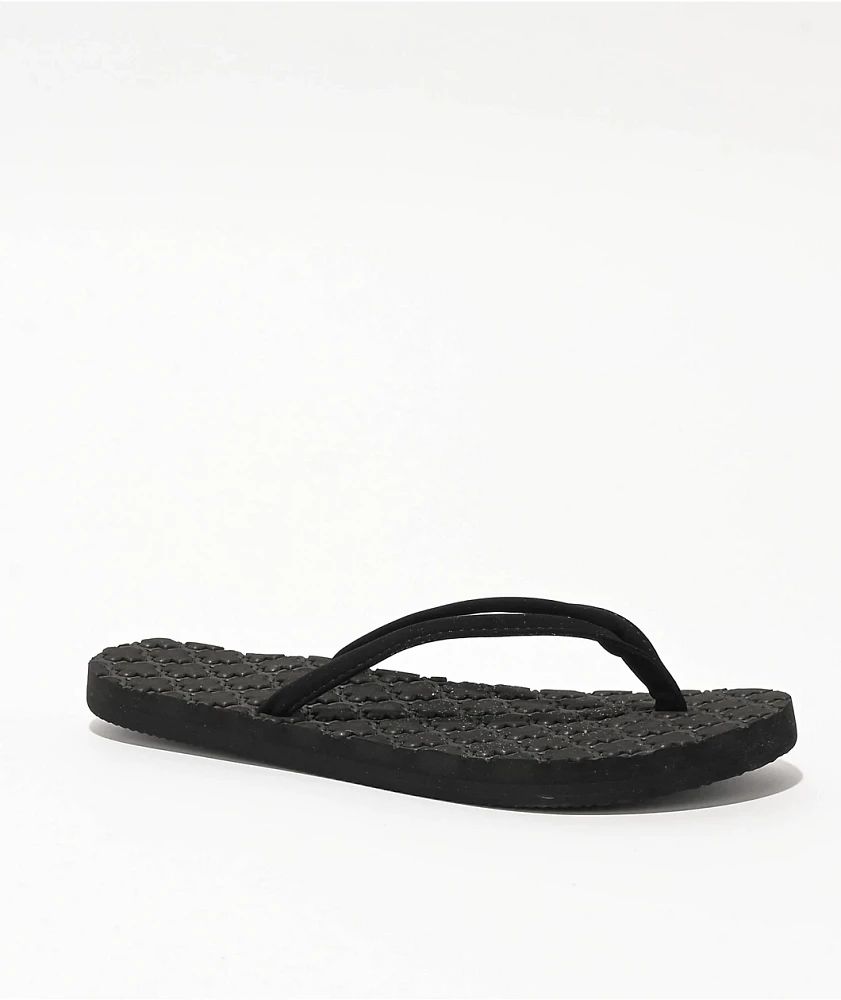 Gigi Spa Day Black Sandals