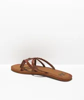 Gigi Star Cognac Sandals