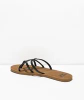 Gigi Supernova Black & Tan Sandals