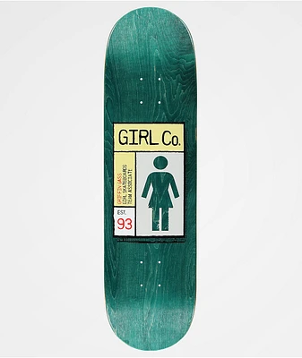 Girl Gass Gridbox 8.5" Skateboard Deck