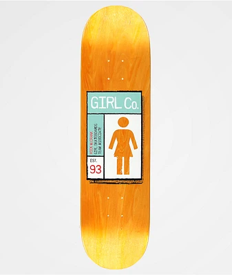 Girl McCrank Gridbox Twin 8.25" Skateboard Deck