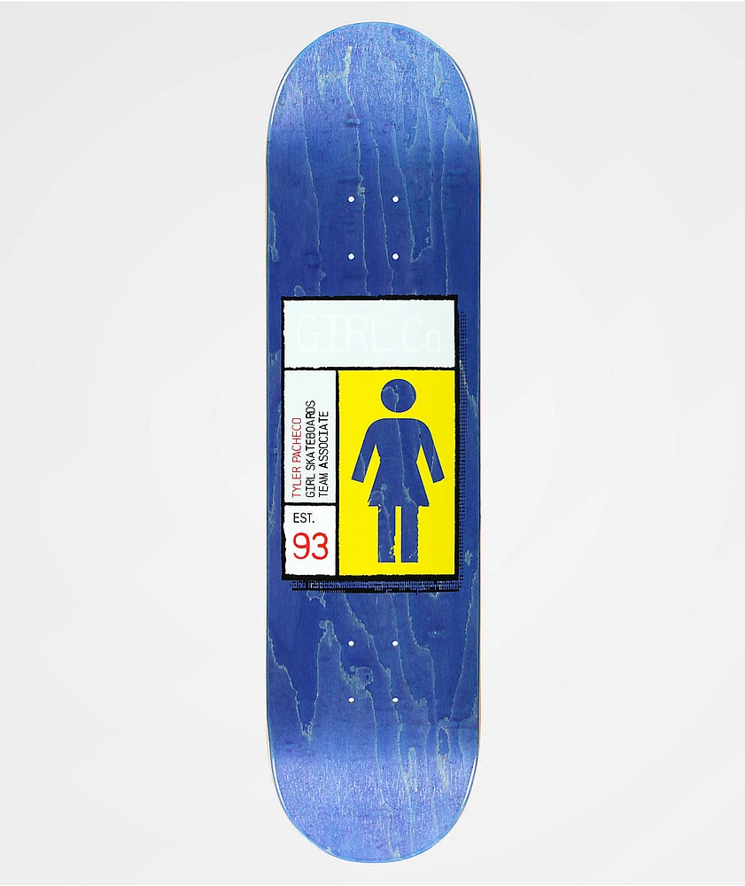 Girl Pacheco Gridbox 8.0" Skateboard Deck