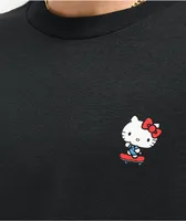 Girl x Hello Kitty 45th Anniversary Push Black T-Shirt 