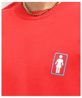 Girl x Hello Kitty 45th Anniversary Rainbow Red T-Shirt