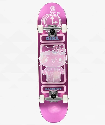 Girl x Hello Kitty 50th Anniversary Bannerot 7.5" Skateboard Complete