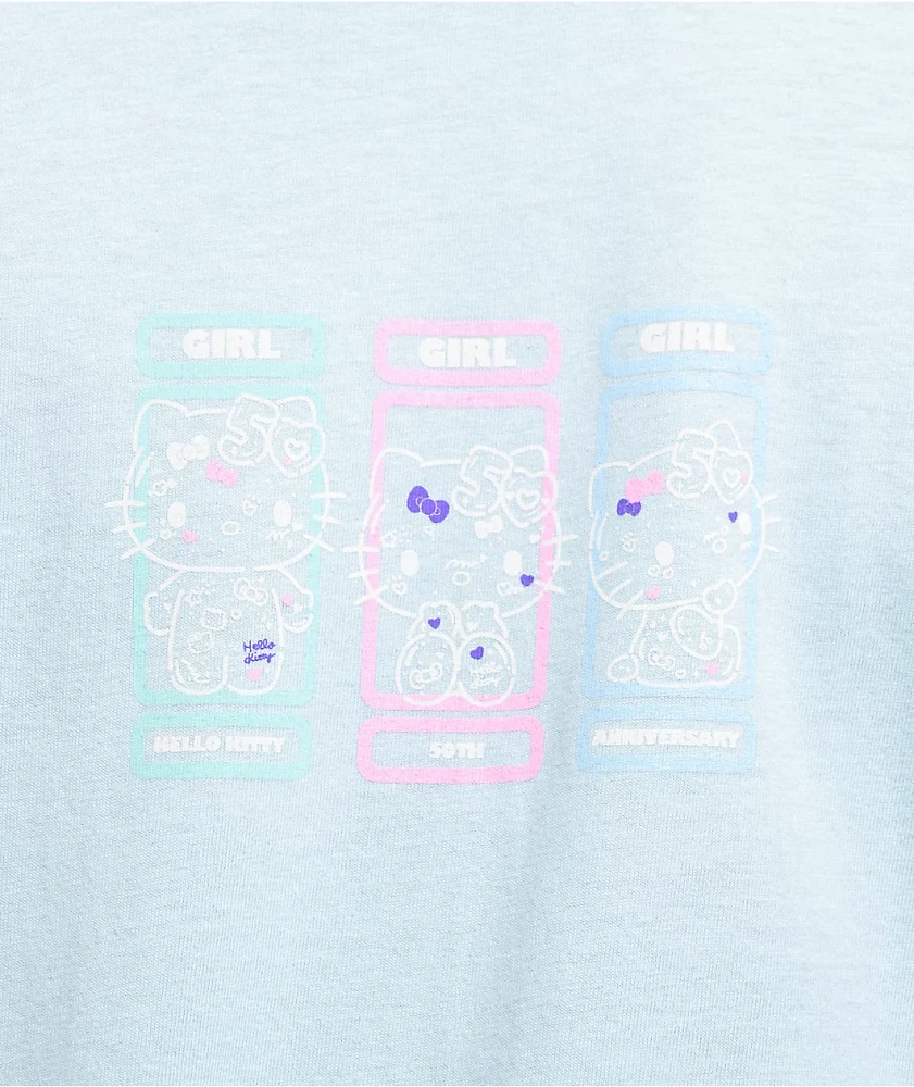 Girl x Hello Kitty 50th Anniversary Squad Blue T-Shirt