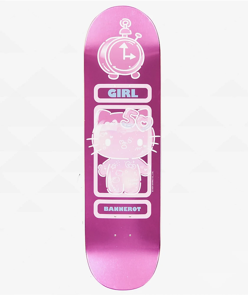 Girl x Hello Kitty Bannerot 50th Anniversary 8.5" Skateboard Deck