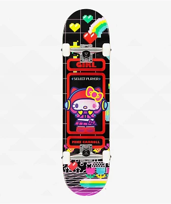 Girl x Hello Kitty Caroll Kawaii Arcade 8.0" Skateboard Complete