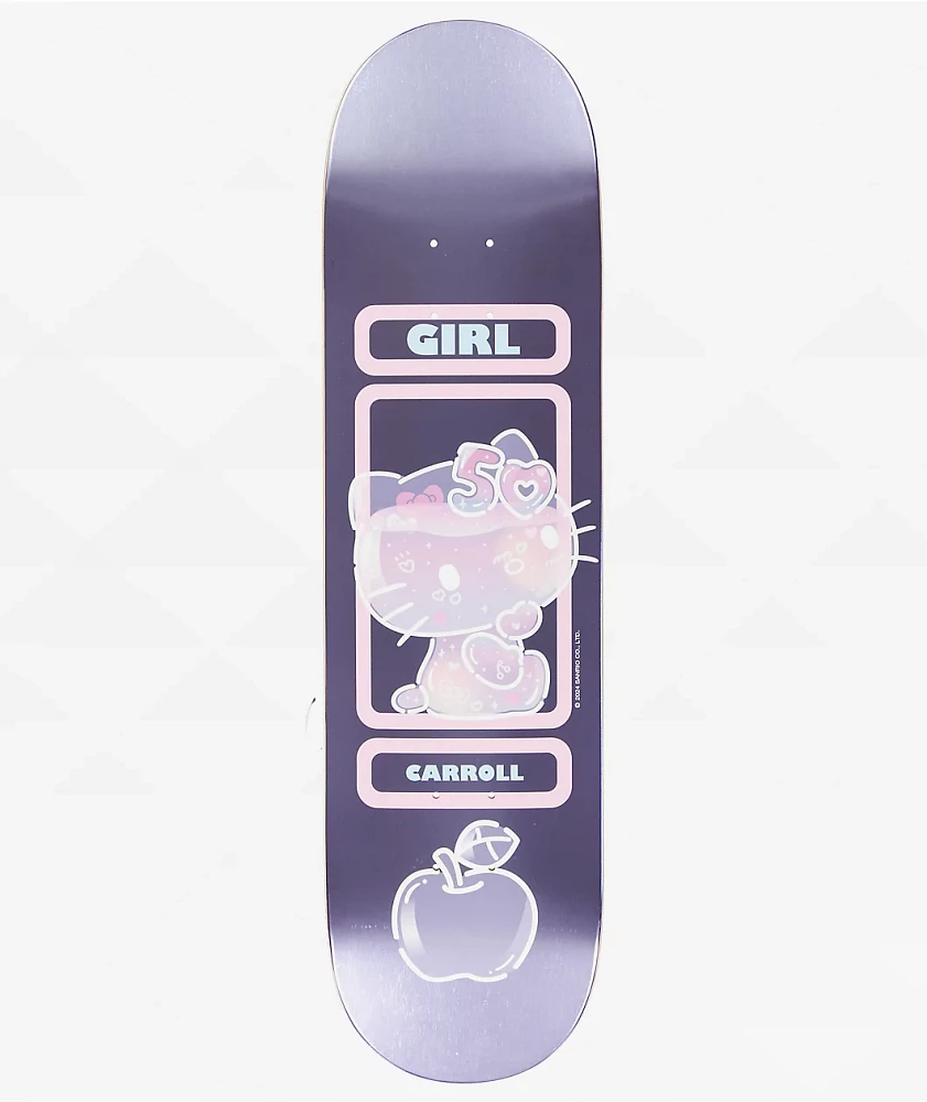 Girl x Hello Kitty Carrol 50th Anniversary 8.25" Skateboard Deck