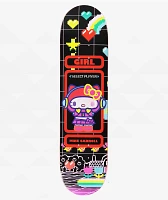 Girl x Hello Kitty Carroll Kawaii Arcade 8.0" Skateboard Deck