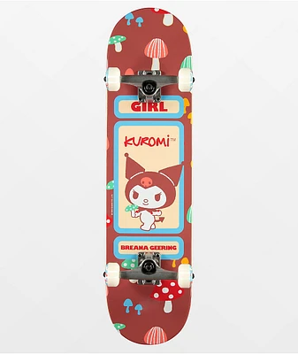 Girl x Hello Kitty Geering Kuromi 8.0" Skateboard Complete