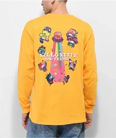 Girl x Hello Kitty Kawaii Arcade Friends Gold Long Sleeve T-Shirt