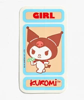 Girl x Hello Kitty Kuromi Sticker