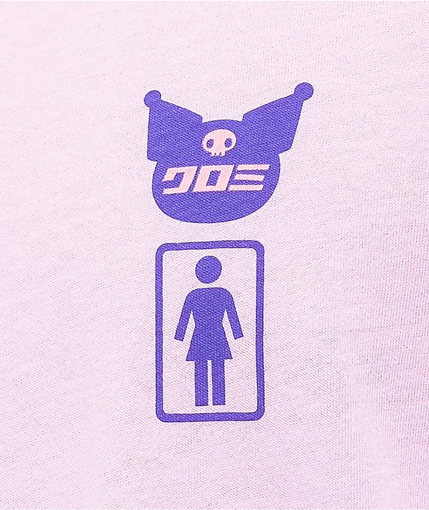 Girl x Hello Kitty Tokyo Speed Kuromi Lavender T-Shirt