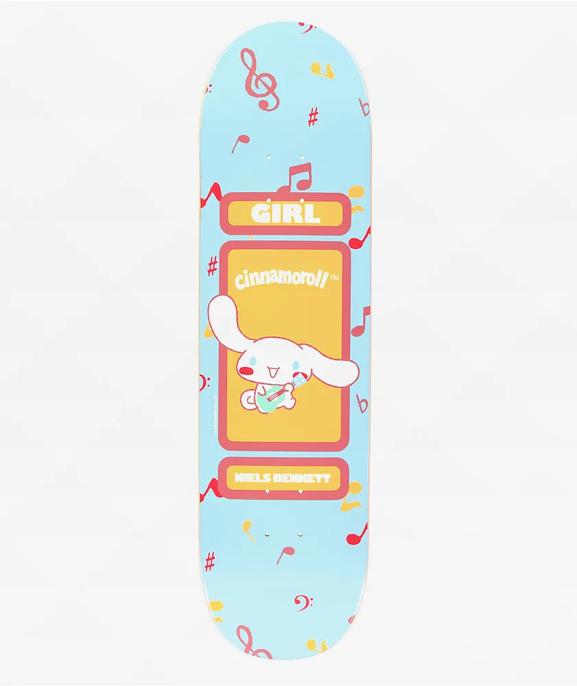 Girl x Hello Kitty and Friends Bennett Cinamonroll 8.5" Skateboard Deck