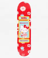 Girl x Hello Kitty and Friends Carroll Hello Kitty 8.0" Skateboard Deck