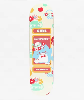 Girl x Hello Kitty and Friends Malto Tuxedo Sam 8.25" Skateboard Deck