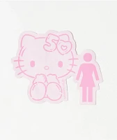 Girl x Hello Kitty and Friends Single Pink Sticker