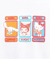Girl x Hello Kitty and Friends Triple Kitty White T-Shirt