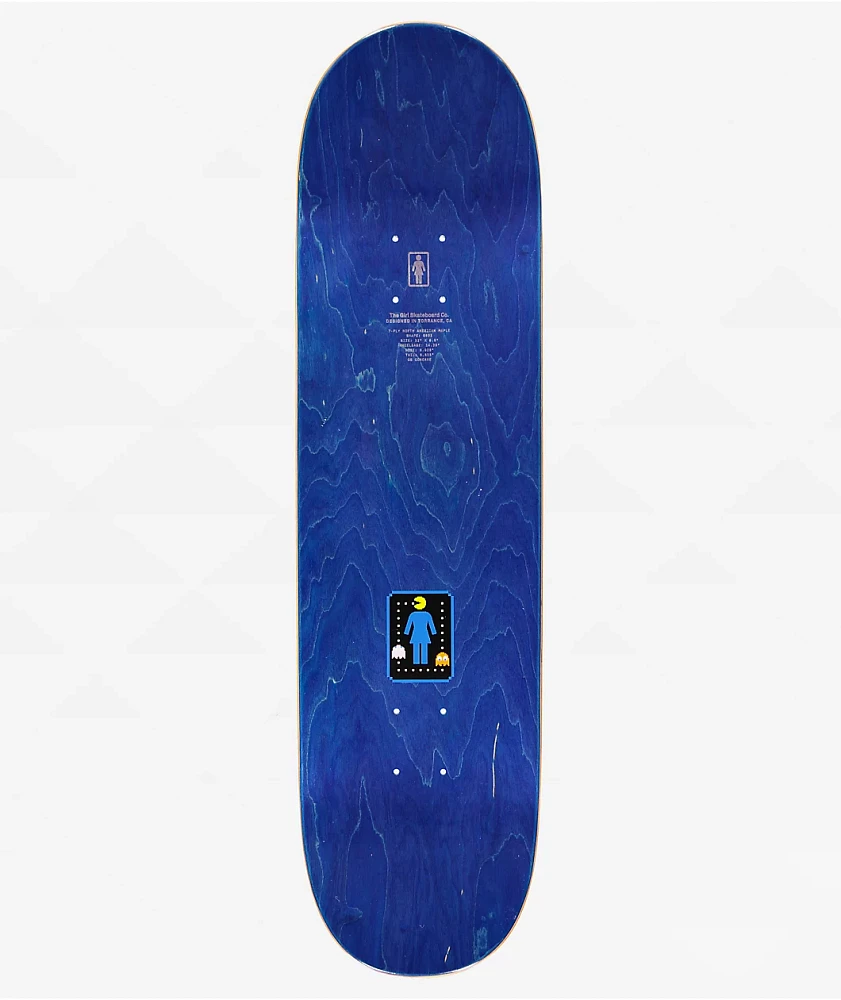 Girl x PAC-MAN Geering 8.5" Skateboard Deck