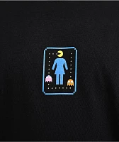 Girl x PAC-MAN OG Pac-Lock Black T-Shirt