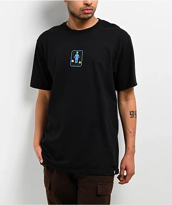 Girl x PAC-MAN OG Pac-Lock Black T-Shirt