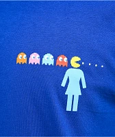 Girl x Pac-Man OG Maze Blue T-Shirt