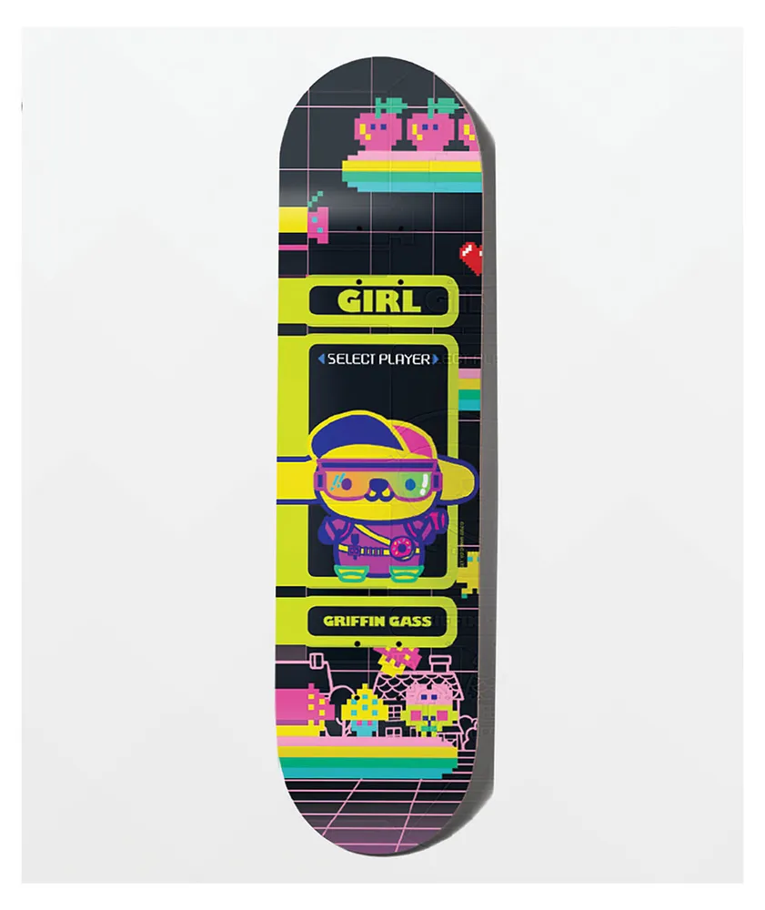 Girl x Sanrio Gass Kawaii Arcade 8.5" Skateboard Deck