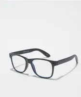 Glassy Leonard Gamer Black & Clear Blue Light Glasses 