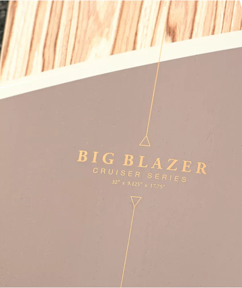 Globe Big Blazer Olivewood Stone 32" Cruiser Skateboard Complete