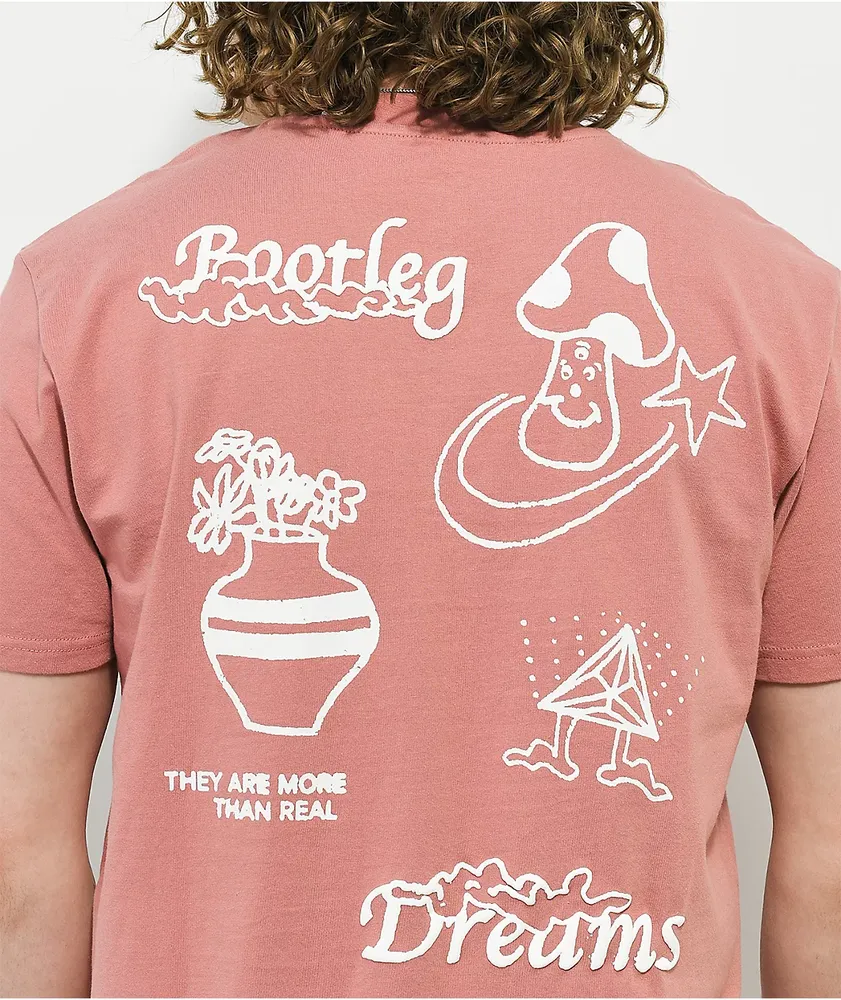 Globe Bootleg Dreams Pastel Red T-Shirt