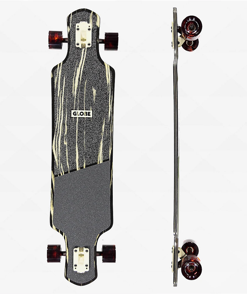 Globe Geminon Rock Macassar & Epitome 40" Dropthrough Longboard Complete