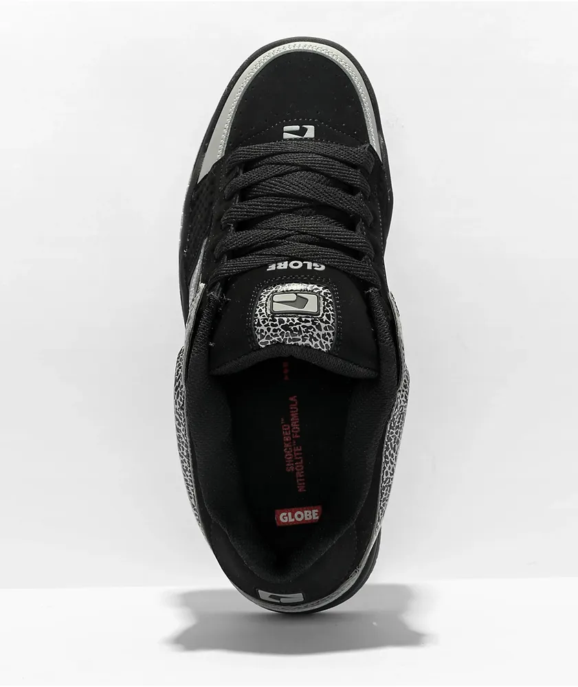 Globe Scribe Black & Grey Stipple Skate Shoes