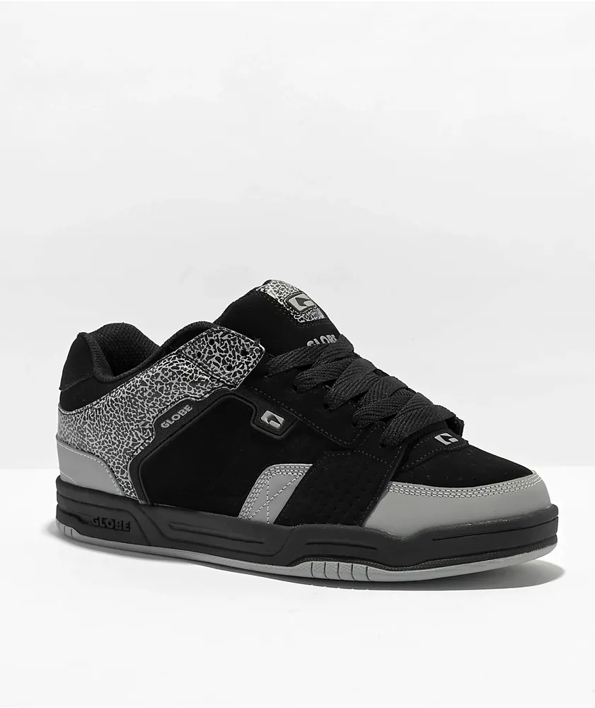 Globe Scribe Black & Grey Stipple Skate Shoes