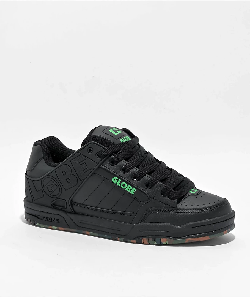 Globe Tilt Black, Green & Mosaic Skate Shoes