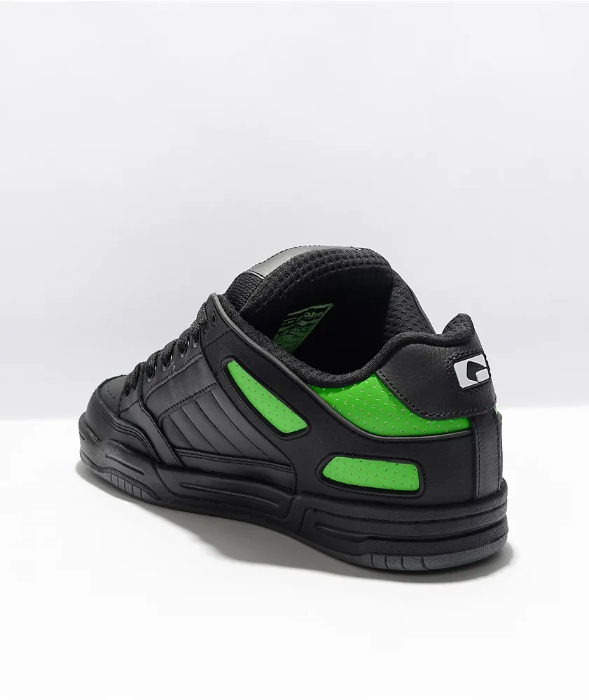 Globe Tilt Black & Poison Green Skate Shoes