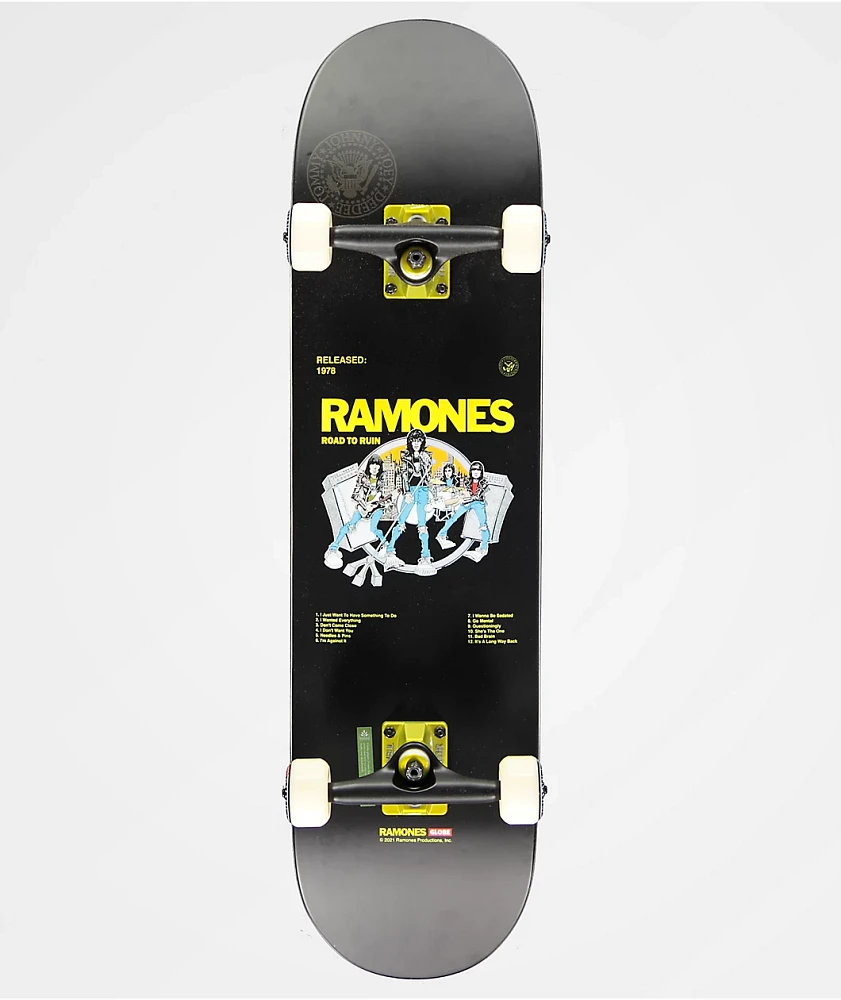 Globe x Ramones G2 Road To Ruin 8.25" Skateboard Complete