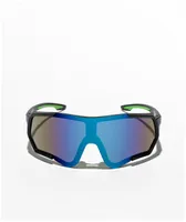 Go Fast Blue Goggle Sunglasses