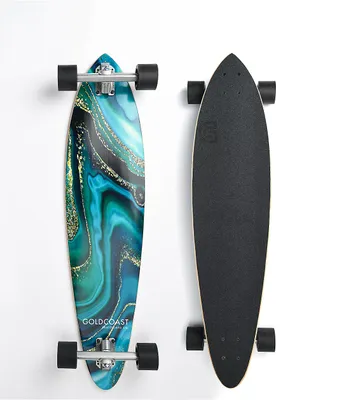 Gold Coast Geode 37" Pintail Longboard Complete