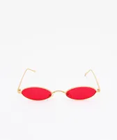 Golden Road Red & Gold Mini Sunglasses