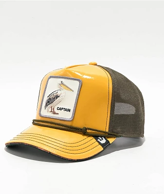 Goorin Bros Captain Yellow Trucker Hat