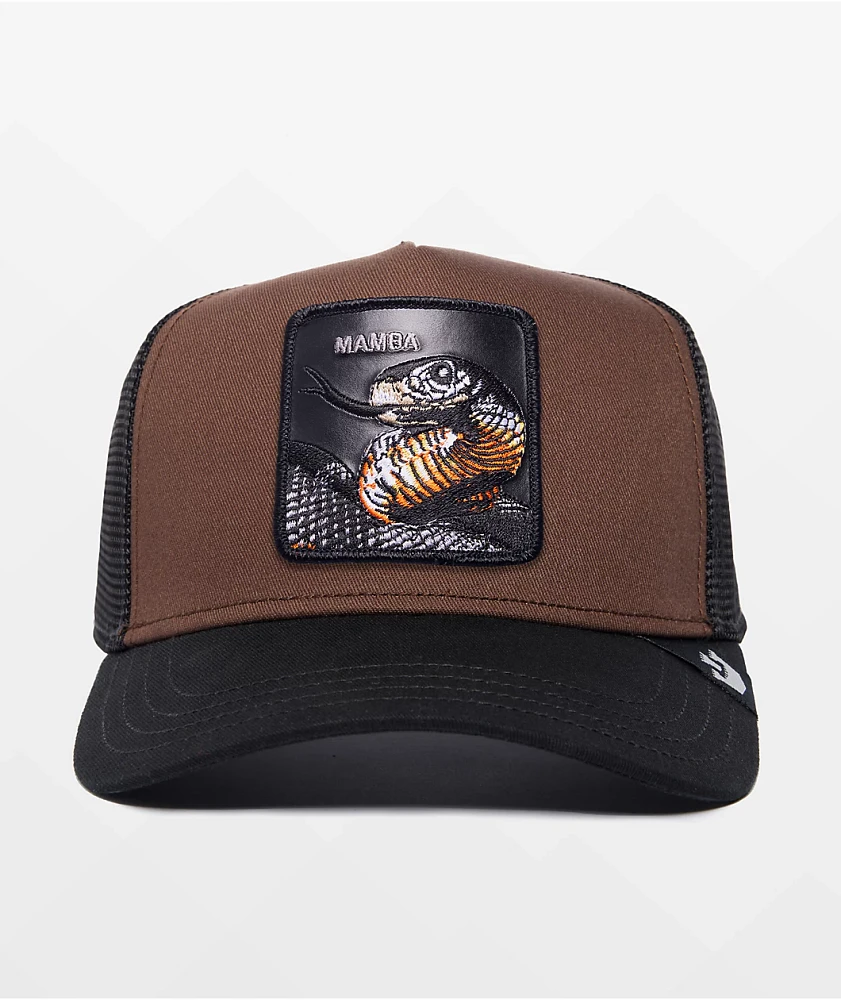 Goorin Bros Mamba Black & Brown Trucker Hat