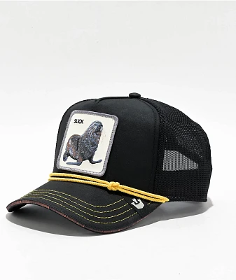 Goorin Bros Slick Black Trucker Hat