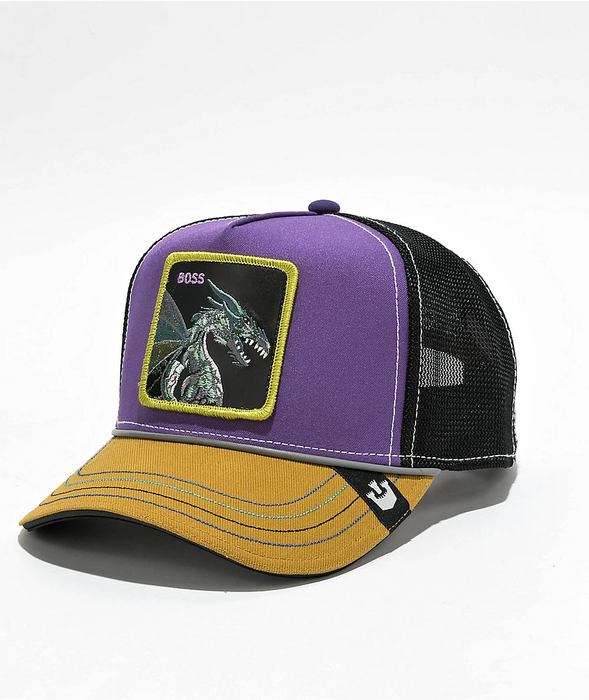 Goorin Bros. Boss Purple & Yellow Trucker Hat